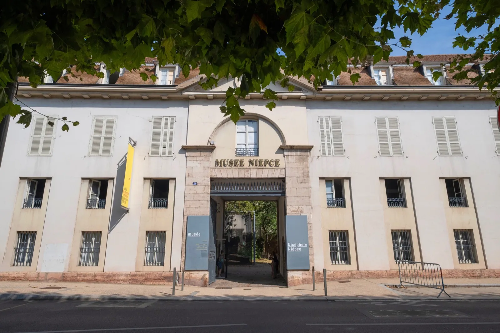 La façade du musée Nicéphore Niépce, à Chalon-sur-Saône